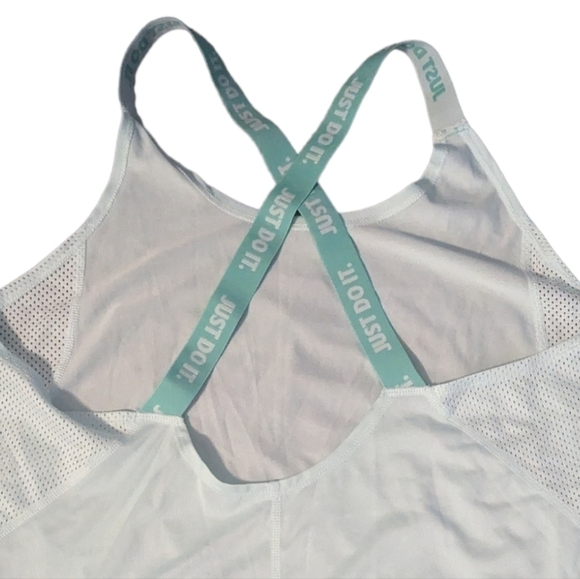 Nike Dri-Fit Criss Cross Back Workout Tank Sxz L - Picture 3 of 4